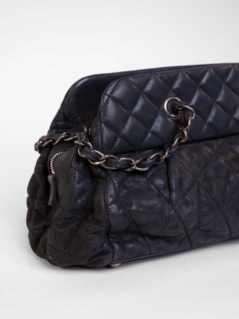 Chanel Chic Quilt Accordion Flap Bag Quilted Iridescent Calfskin