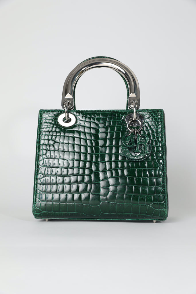 Kwanpen Crocodile Leather Handbag  Match and Style – Match & Style