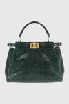 Fendi Python Peekaboo Top Handle Bag