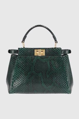 Fendi Python Peekaboo Top Handle Bag - #2