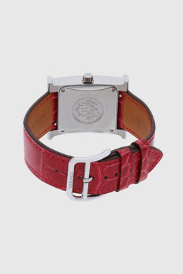 Heure H watch with Red Croco Strap - #6