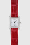 Heure H watch with Red Croco Strap