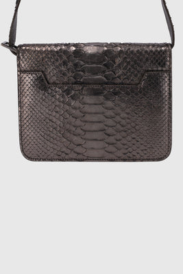 Tom Ford Metallic Gray Python Chain Natalia Bag - #4