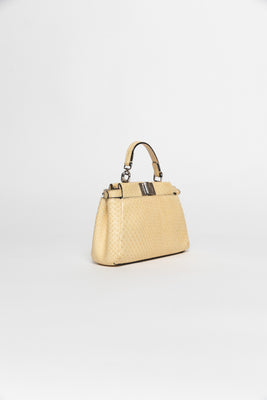 Fendi Peekaboo Micro 2Way Mini Yellow Bag - #4