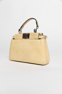 Fendi Peekaboo Micro 2Way Mini Yellow Bag - #8