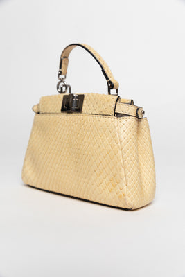 Fendi Peekaboo Micro 2Way Mini Yellow Bag - #9