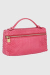 secondary Pink Python Extra Pouch L19 Clutch