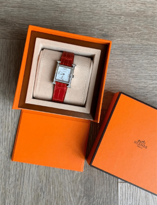 Heure H watch with Red Croco Strap - #7