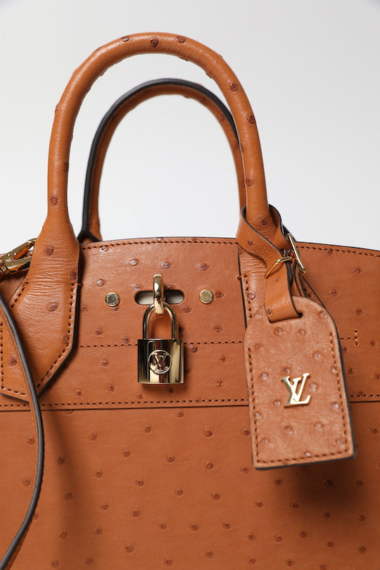 Louis Vuitton Rose Fuchsia Leather City Steamer Mini Bag at
