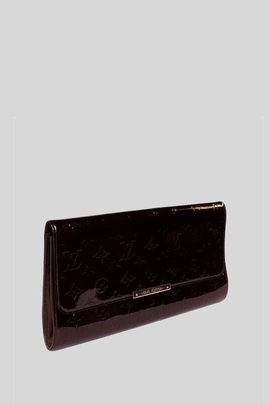 Rossmore patent leather clutch bag